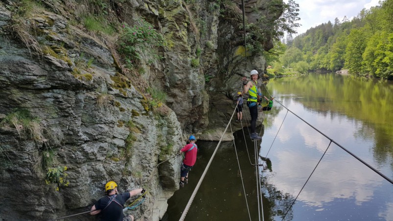 Kurz bezpečného via ferrata...