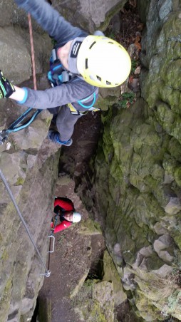 Kurz bezpečného Via ferrata...