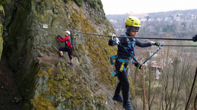 Kurz bezpečného Via ferrata...