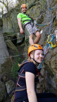 Kurz bezpečného Via ferrata...