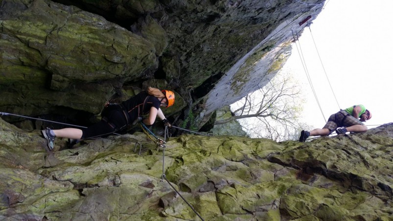 Kurz bezpečného Via ferrata...