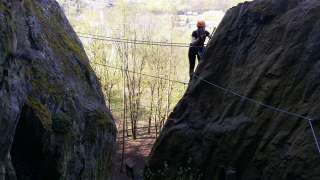Kurz bezpečného Via ferrata...