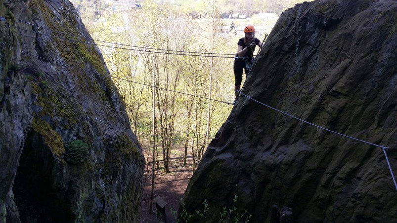 Kurz bezpečného Via ferrata...