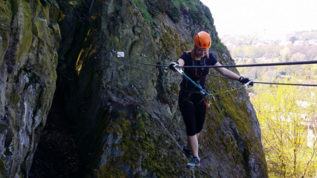 Kurz bezpečného Via ferrata...