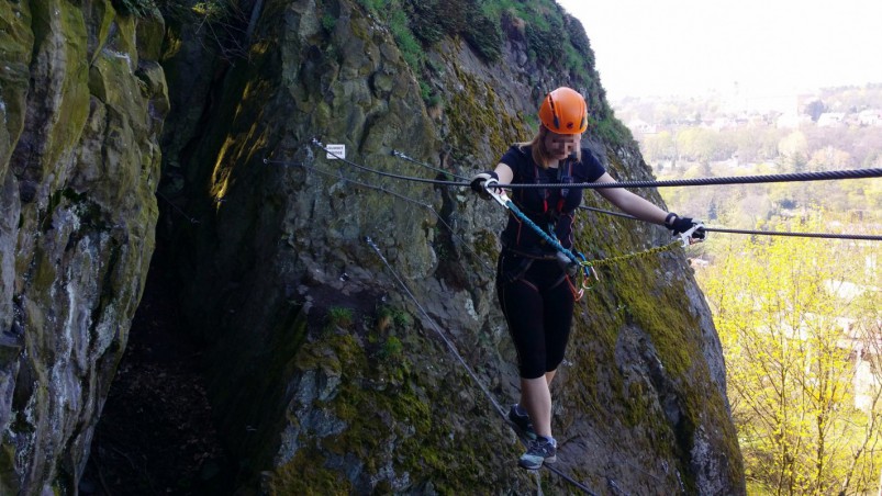 Kurz bezpečného Via ferrata...