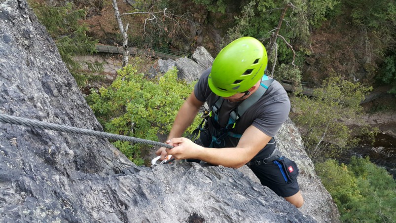Kurz bezpečného Via ferrata...