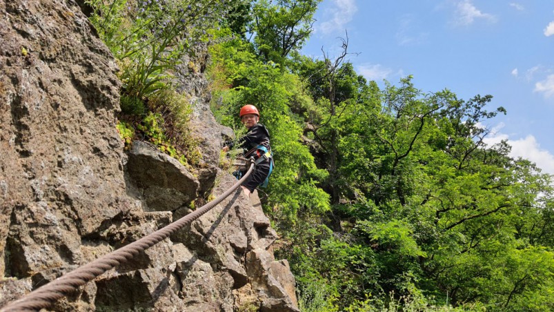Kurz bezpečného Via ferrata...