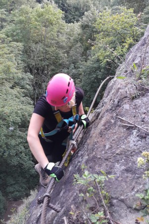 Kurz bezpečného Via ferrata...
