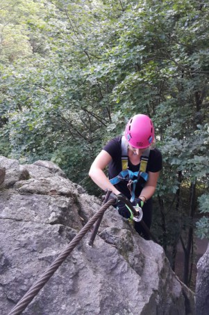 Kurz bezpečného Via ferrata...