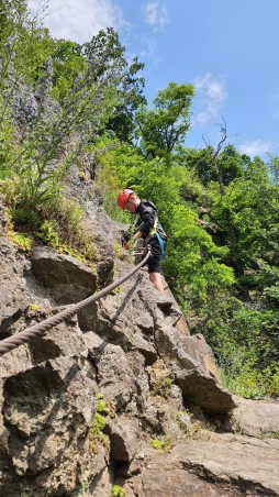 Kurz bezpečného Via ferrata...