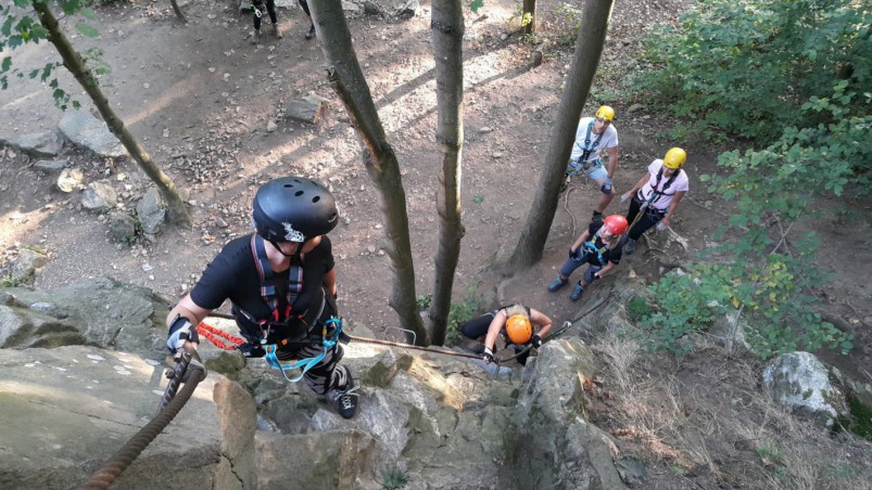 Kurz bezpečného Via ferrata...