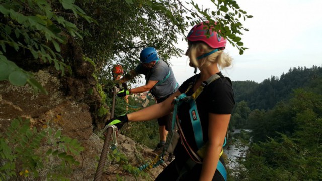 Kurz bezpečného Via ferrata...