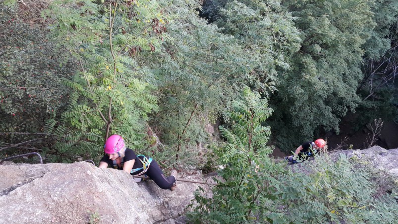 Kurz bezpečného Via ferrata...