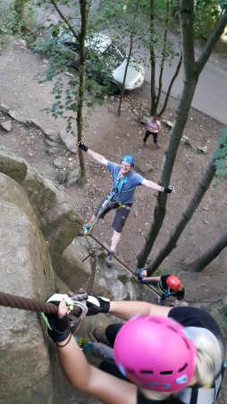 Kurz bezpečného Via ferrata...