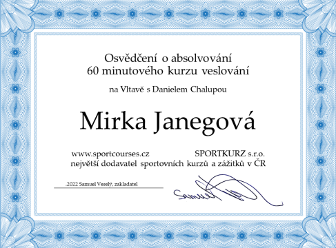 Certifikát
