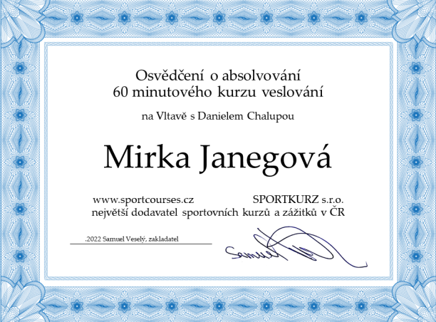 Certifikát