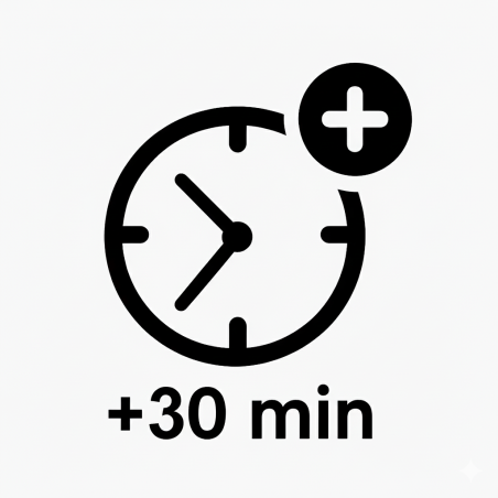 Prodloužení o 30 minut