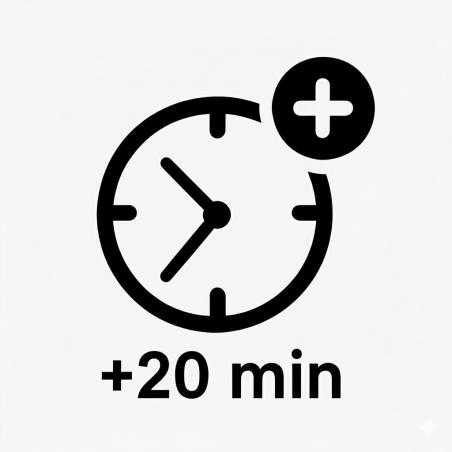 Prodloužení o 20 minut