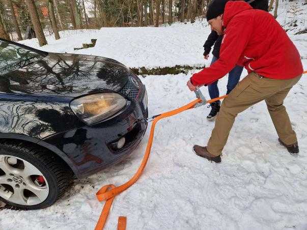 Vyprošťování vozidla ze...
