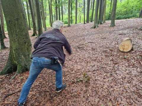 Vrhání hvězdic: venkovní...