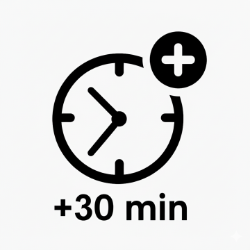 Prodloužení o 30 minut