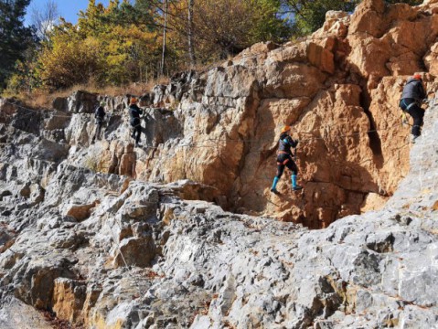 Kurz bezpečného Via ferrata...