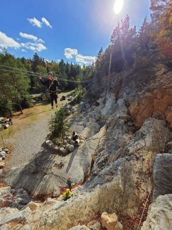 Kurz bezpečného Via ferrata...