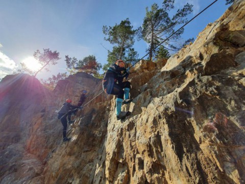 Kurz bezpečného Via ferrata...