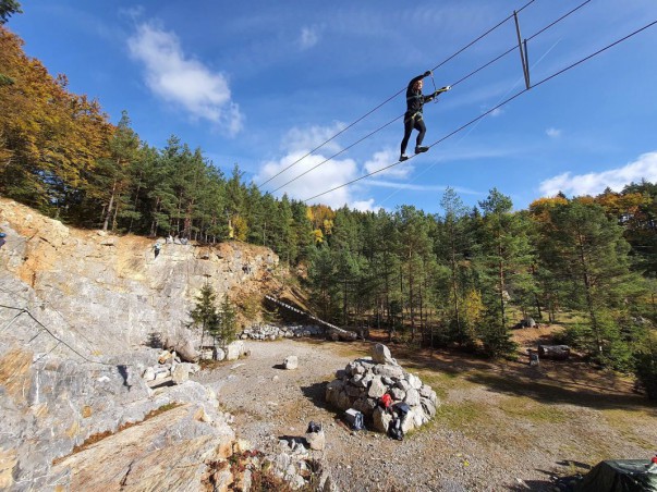 Kurz bezpečného Via ferrata...