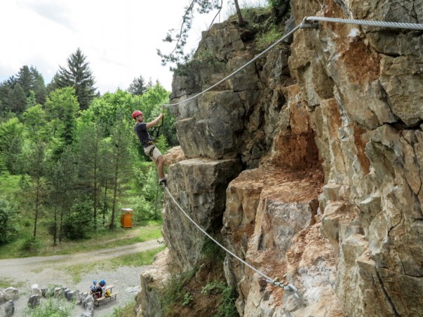 Kurz bezpečného Via ferrata...