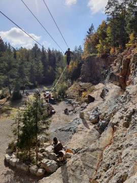 Kurz bezpečného Via ferrata...