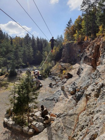 Kurz bezpečného Via ferrata...