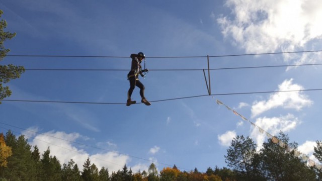 Kurz bezpečného Via ferrata...