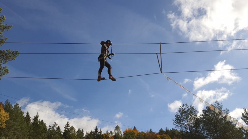 Kurz bezpečného Via ferrata...