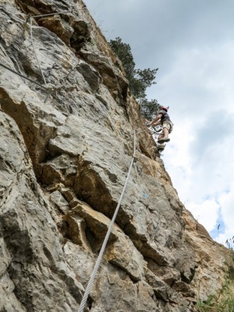 Kurz bezpečného Via ferrata...